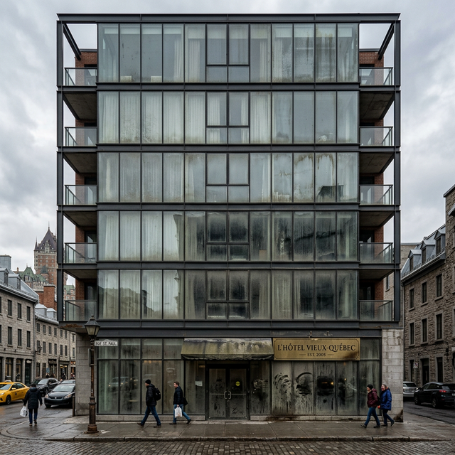 Hotel de lujo antes del lavado